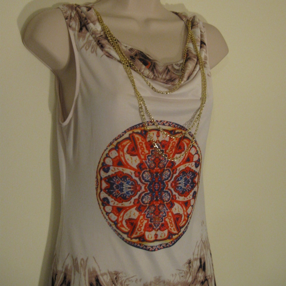 BOHO PEACOCK DRESS SUPER CUTE, SEXY STYLE - Picture 2 of 7